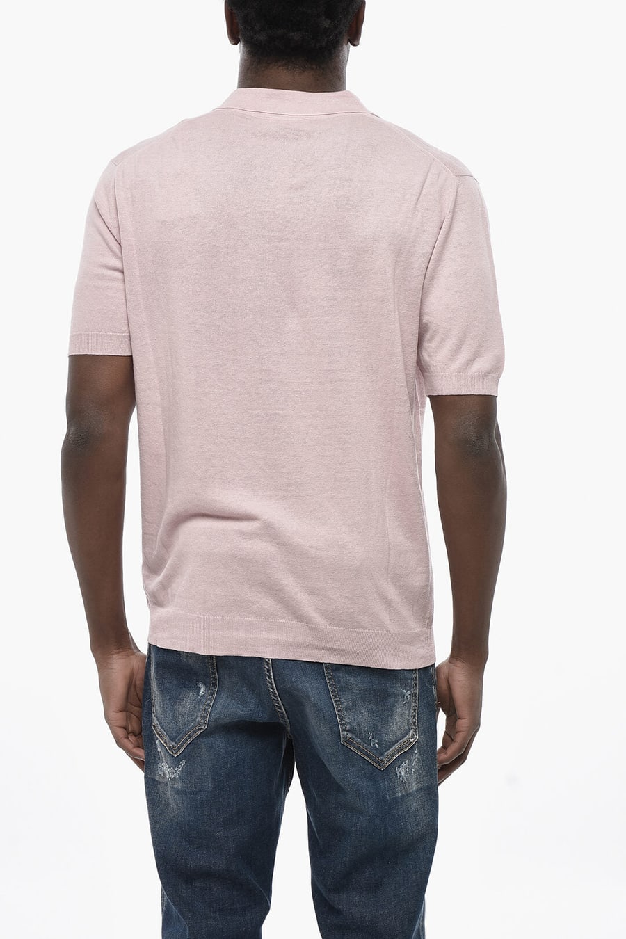 Altea 3050~Solid-Colour Polo With Open Collar, view 2