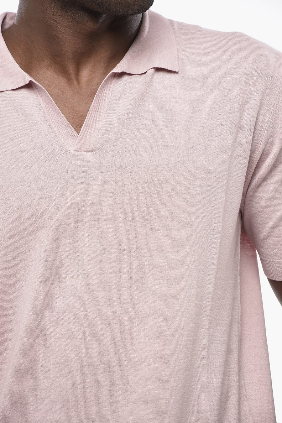 Altea 3050~Solid-Colour Polo With Open Collar, view 3