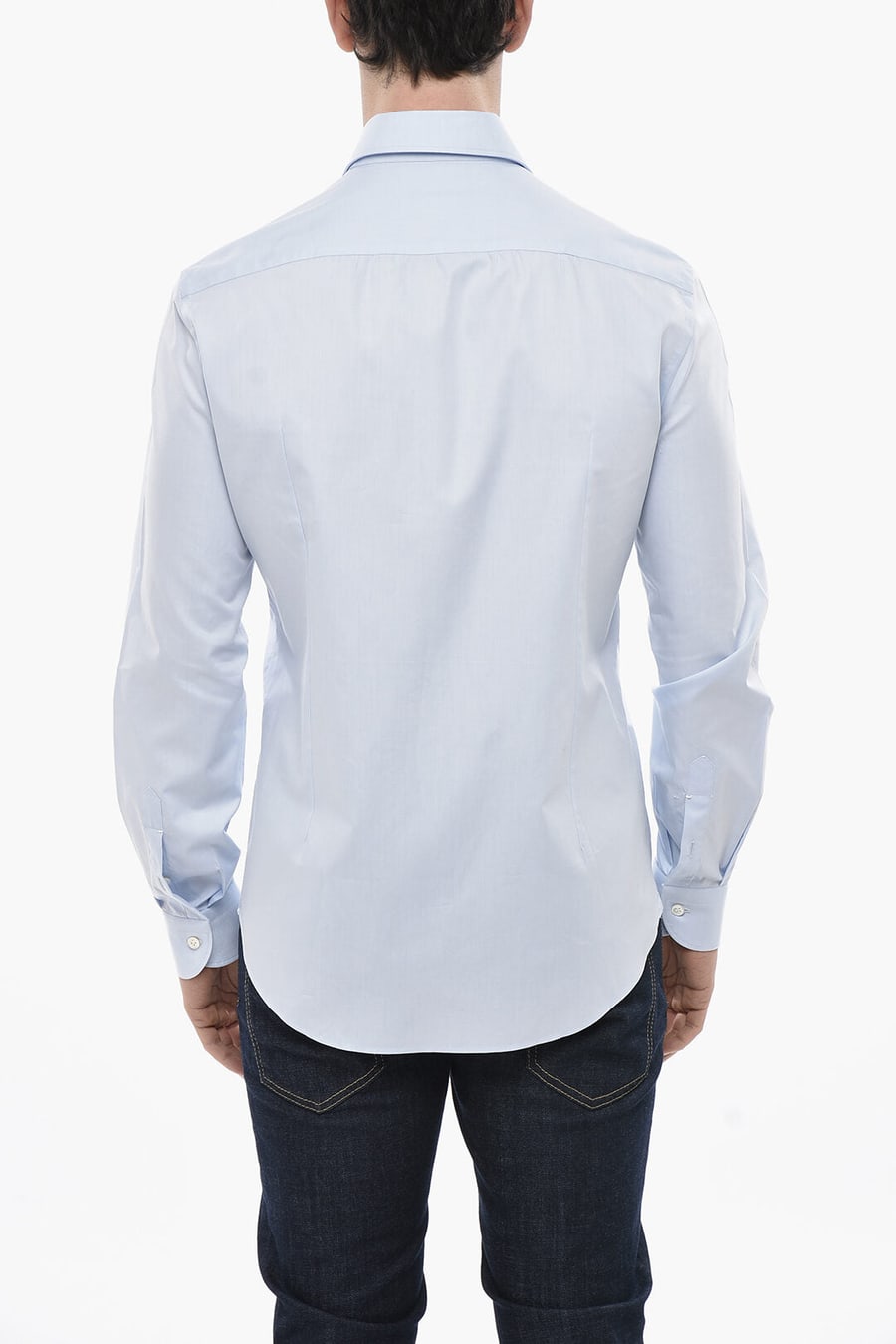 Vincenzo di Ruggiero 2750~Cotton Poplin Shirt with French Collar, view 2