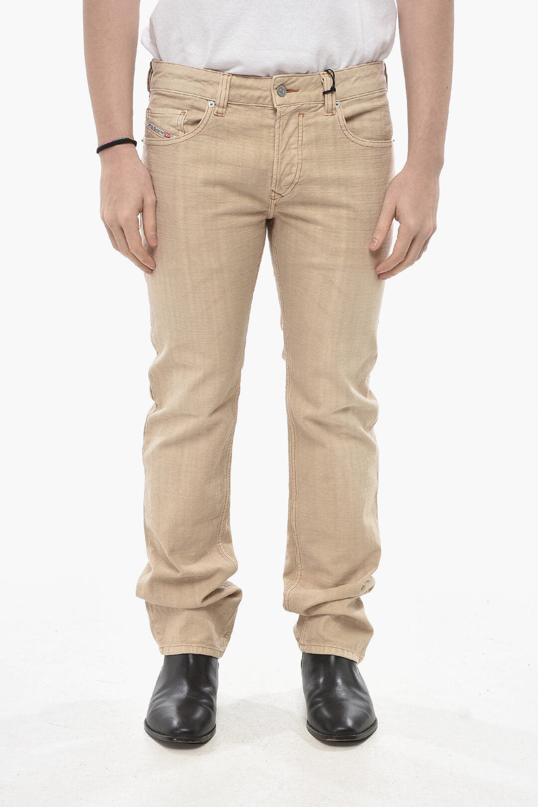 Diesel 2500~Straight-Leg Jeans SAFADO-X With Visible Stitching 19cm L.32