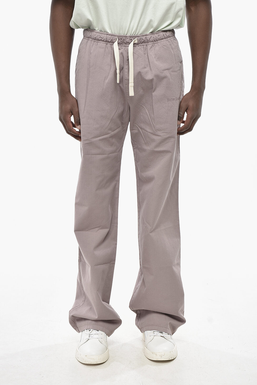 Palm Angels 0115~Cotton Pants TRAVEL With Drawstring Waist