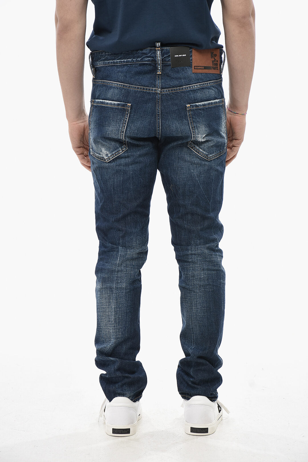 Dsquared2 2405~Vintage-Effect Jeans COOL GUY with Contrast Patch 16cm, view 2