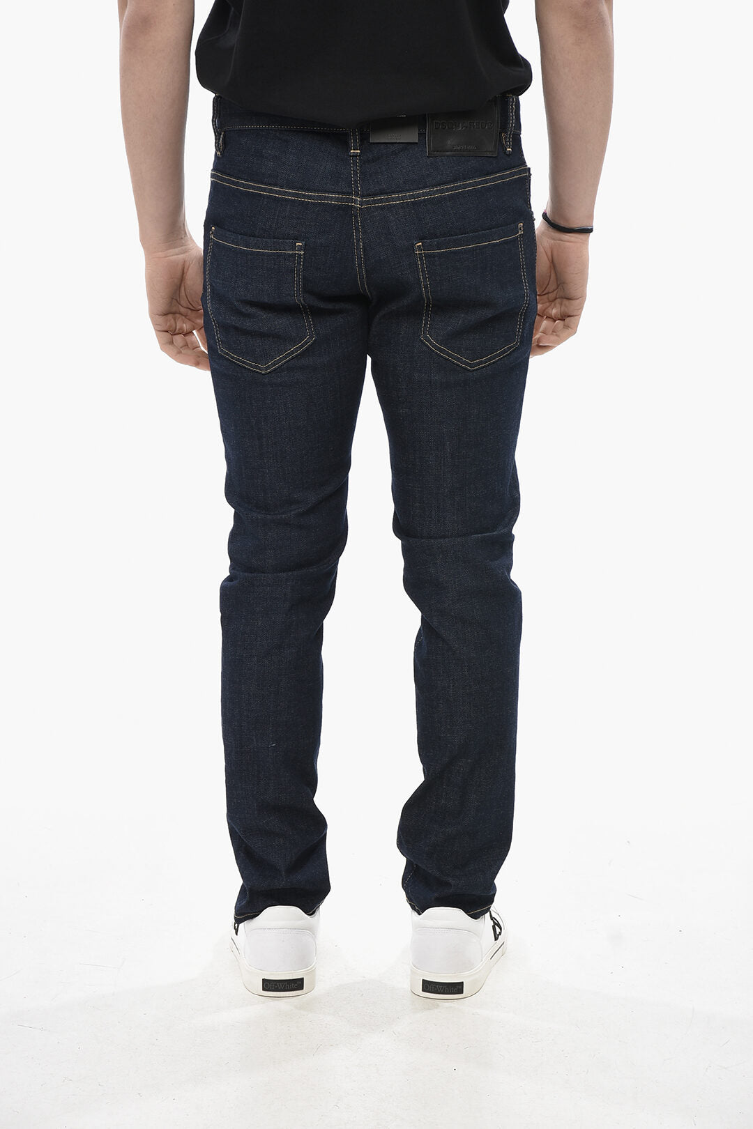 Dsquared2 2405~Straight-Leg Jeans SKATER with Topstitching 16cm, view 2