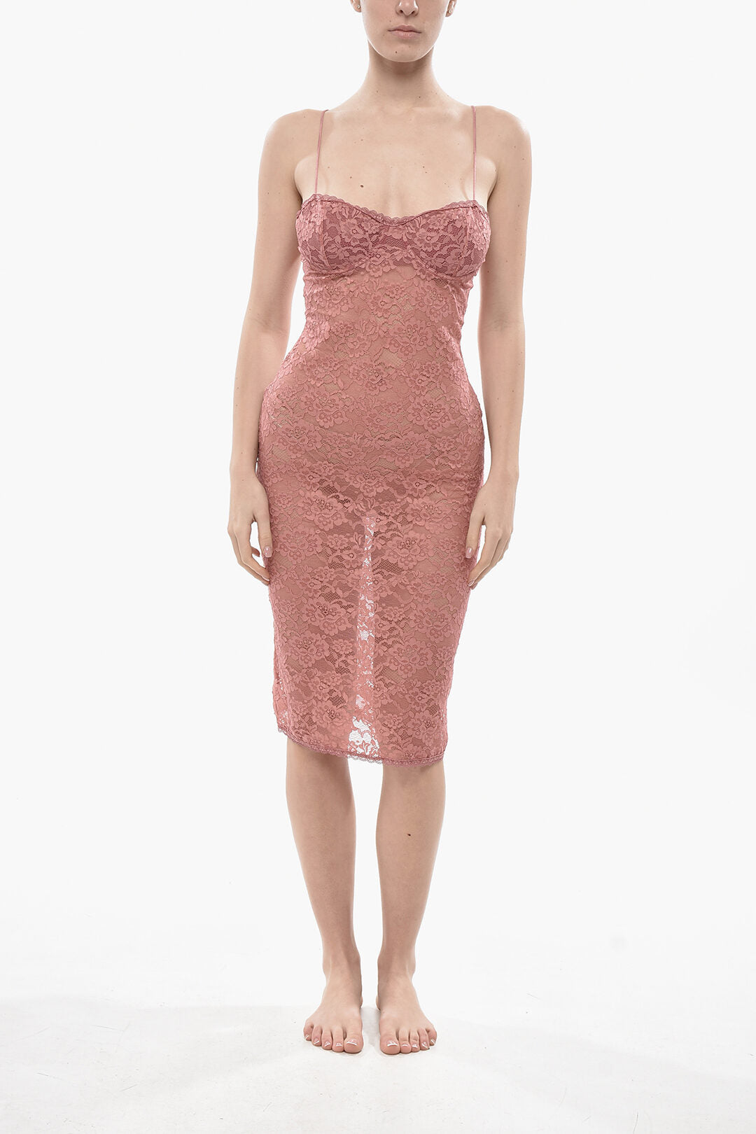 Oséree 3050~Fitted Lace Lingerie Dress