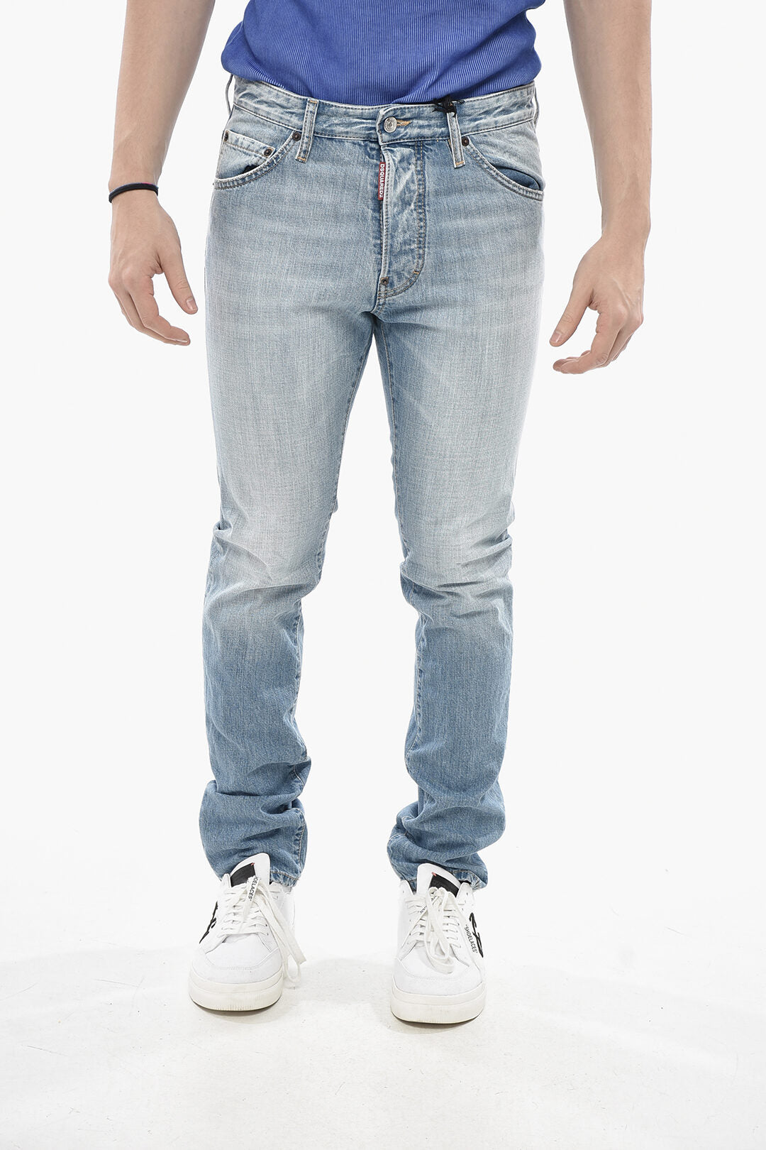 Dsquared2 2750~Cool Guy Fit Denim Jeans Light Wash 16cm