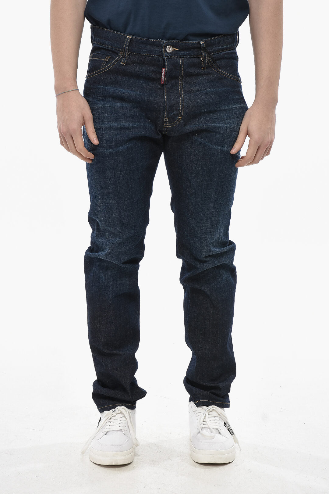 Dsquared2 2405~Straight-Leg Jeans COOL GUY with Printed Logo 17cm