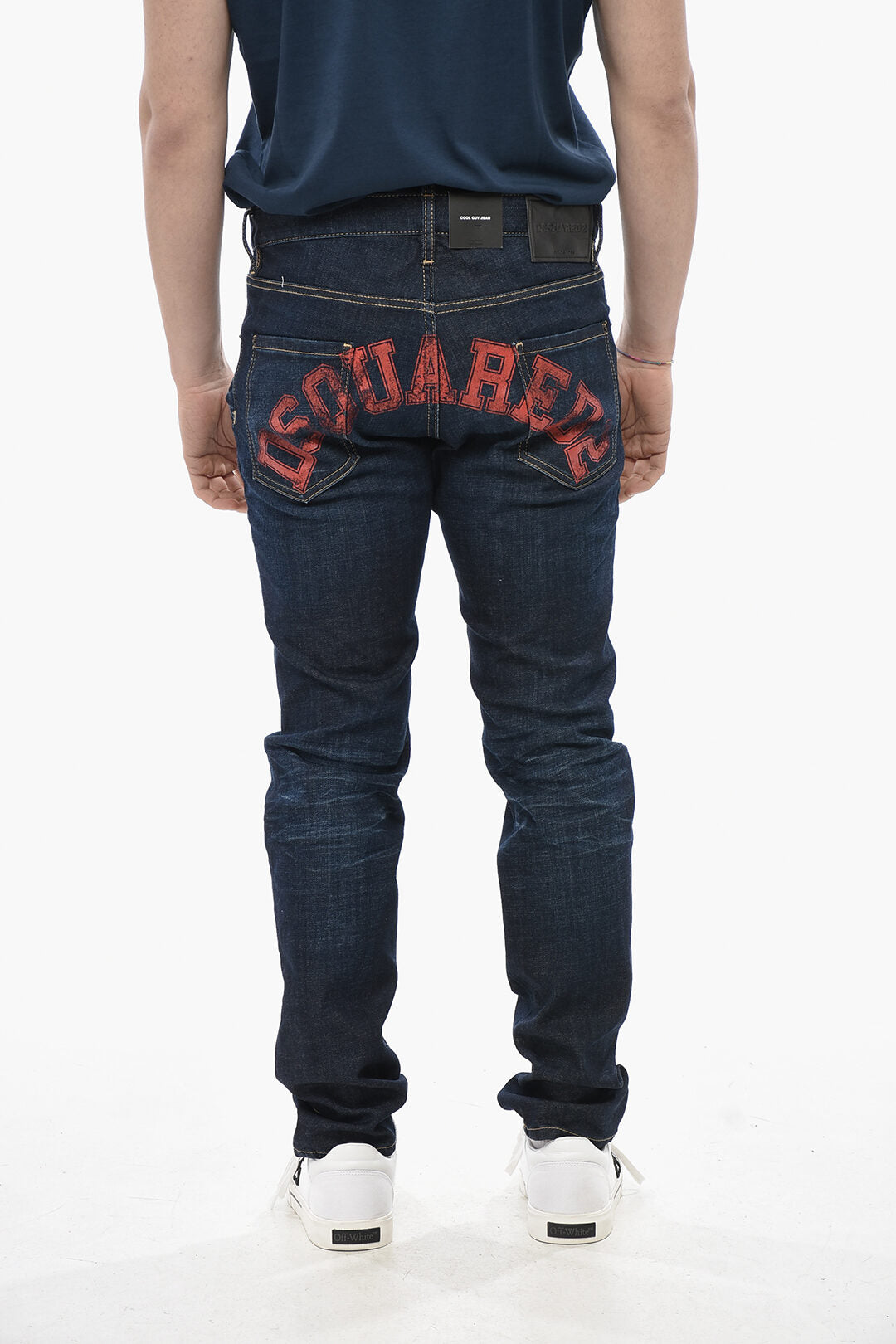 Dsquared2 2405~Straight-Leg Jeans COOL GUY with Printed Logo 17cm, view 2