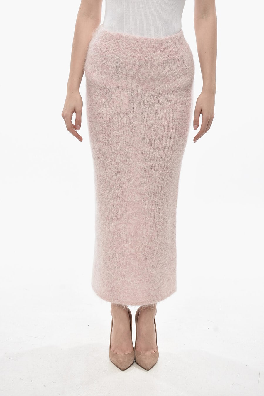 Holzweiler 3050~Pencil Skirt FLUFFY in Solid Color