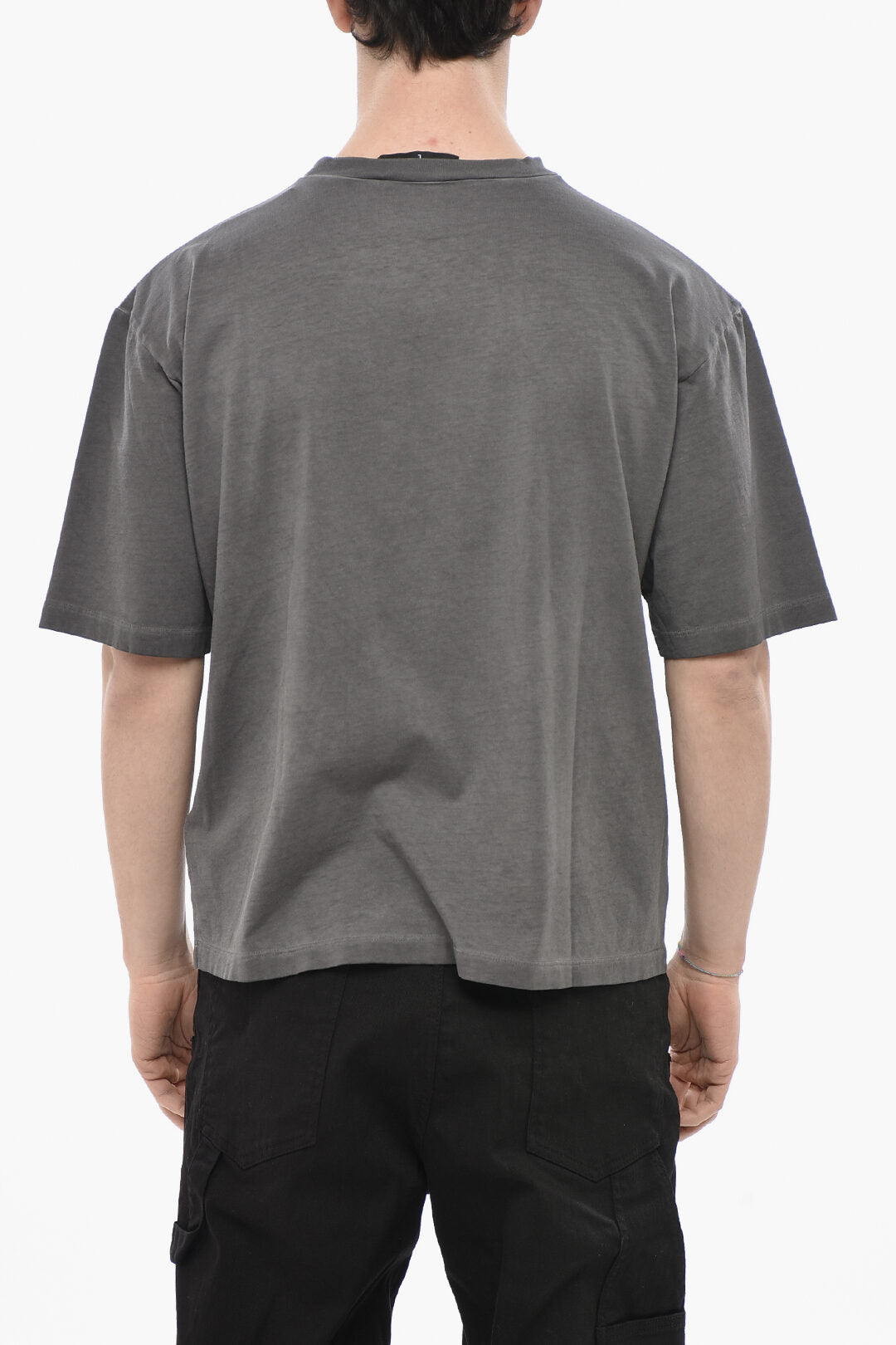 Dsquared2 2470~Crewneck Loose-Fit T-Shirt with Graphic Print, view 2
