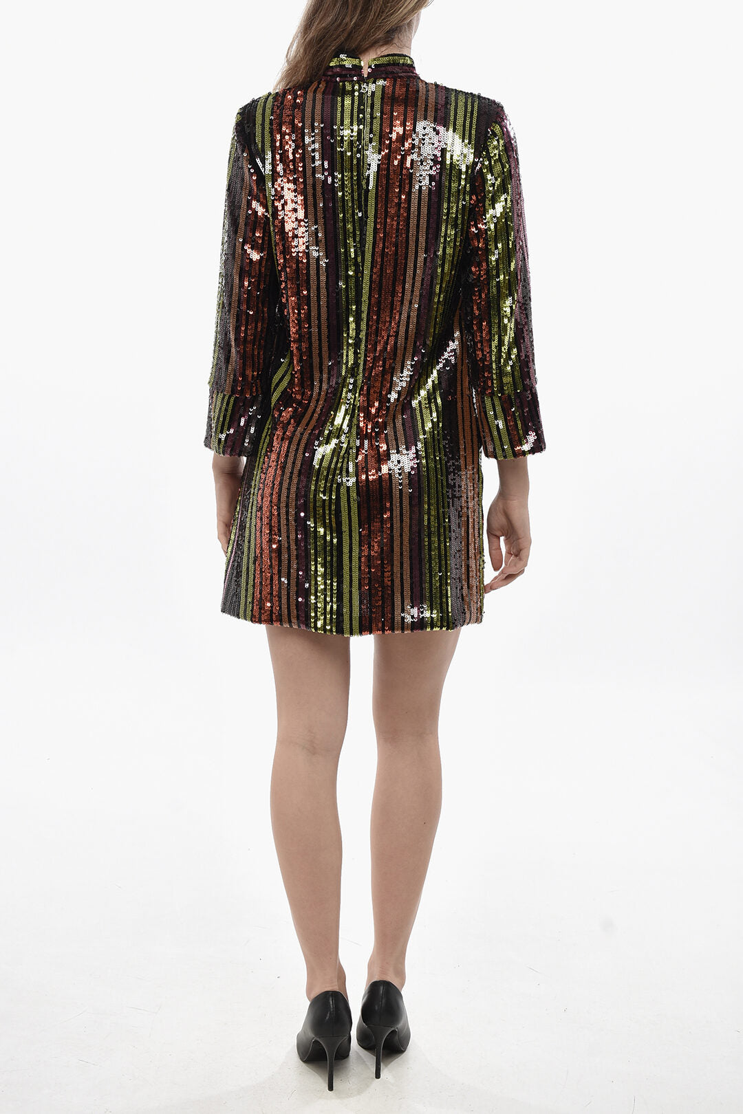 Dsquared2 3250~Long-Sleeved Dress DISCO QUEEN with Sequins, view 2