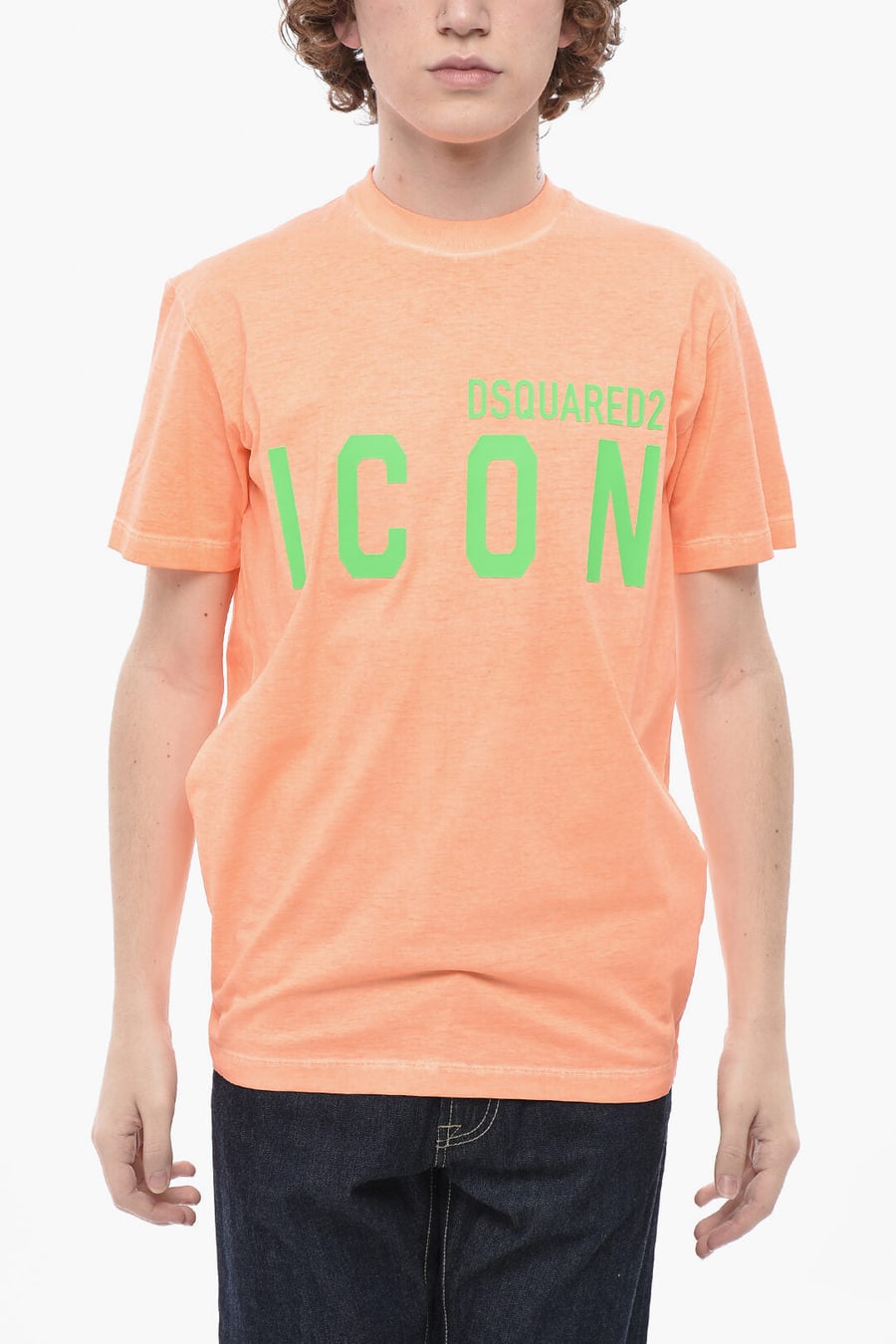 Dsquared2 2950~Cotton Crew-Neck T-Shirt ICON