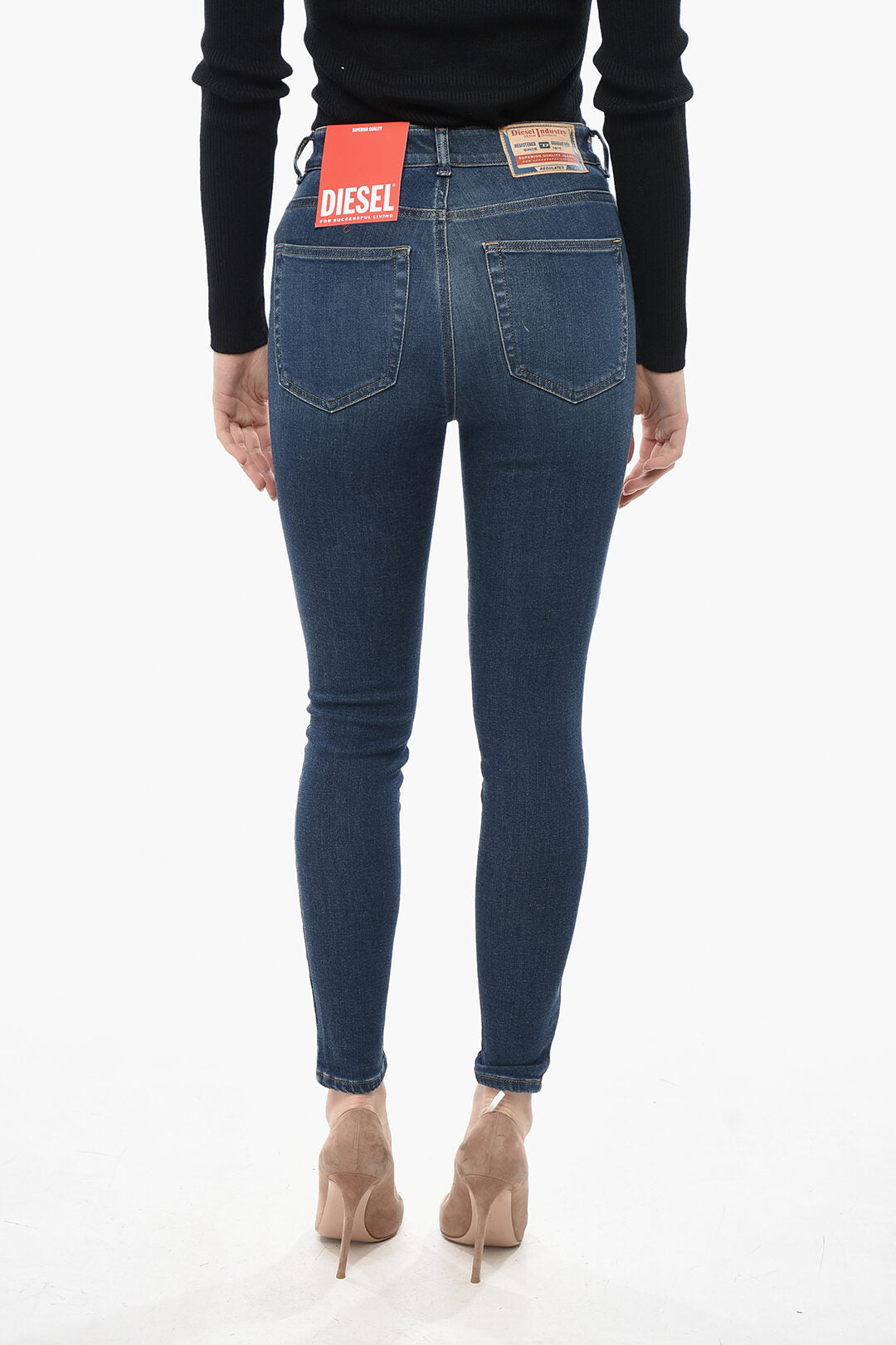 Diesel 2405~LIBRARY Skinny-Fit Jeans 1984 SLANDY HIGH High Rise 11cm L.32, view 2