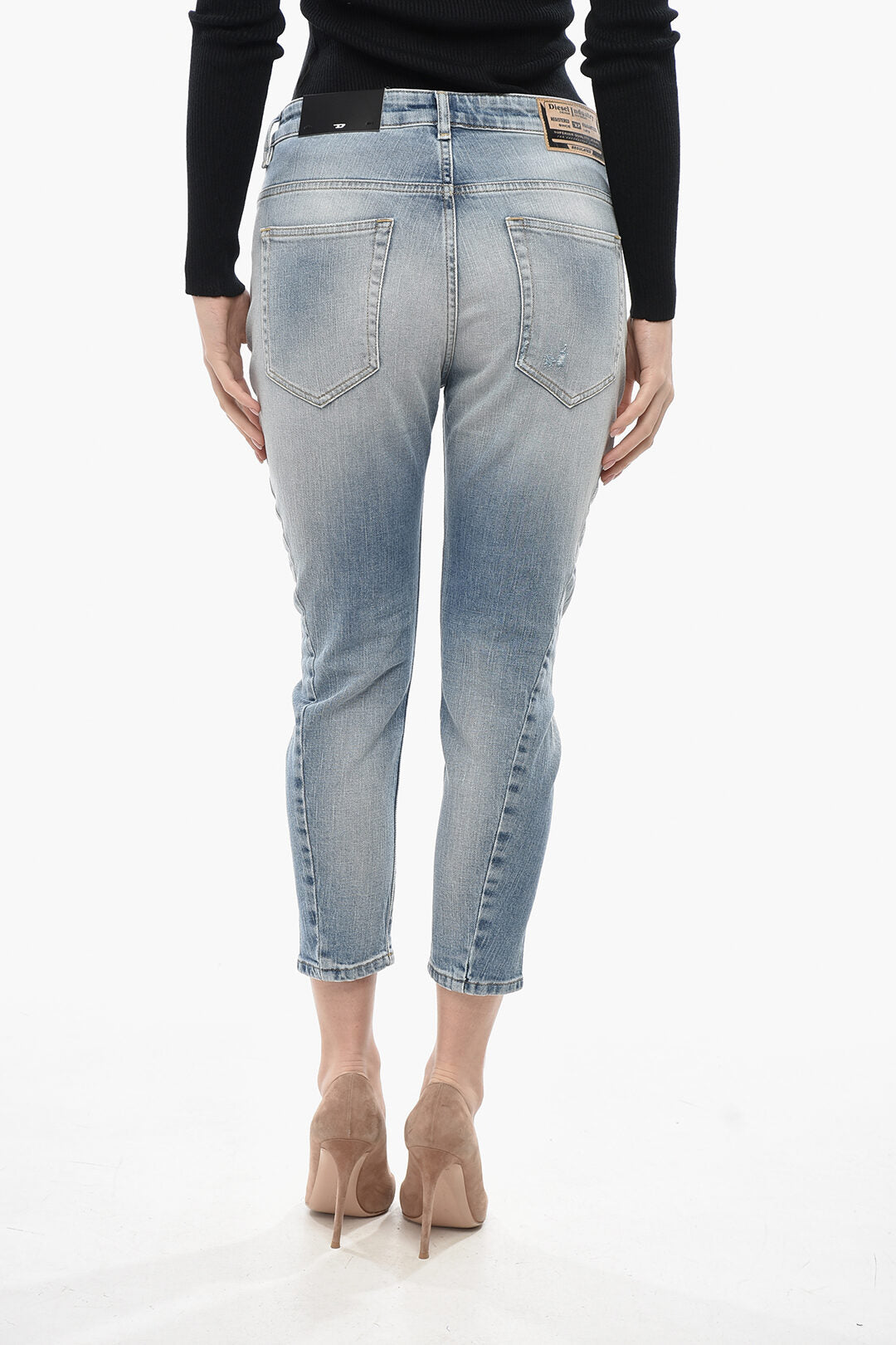 Diesel 0138~Boyfriend-Leg Jeans D-FAYZA Vintage Effect 13cm L.30, view 2