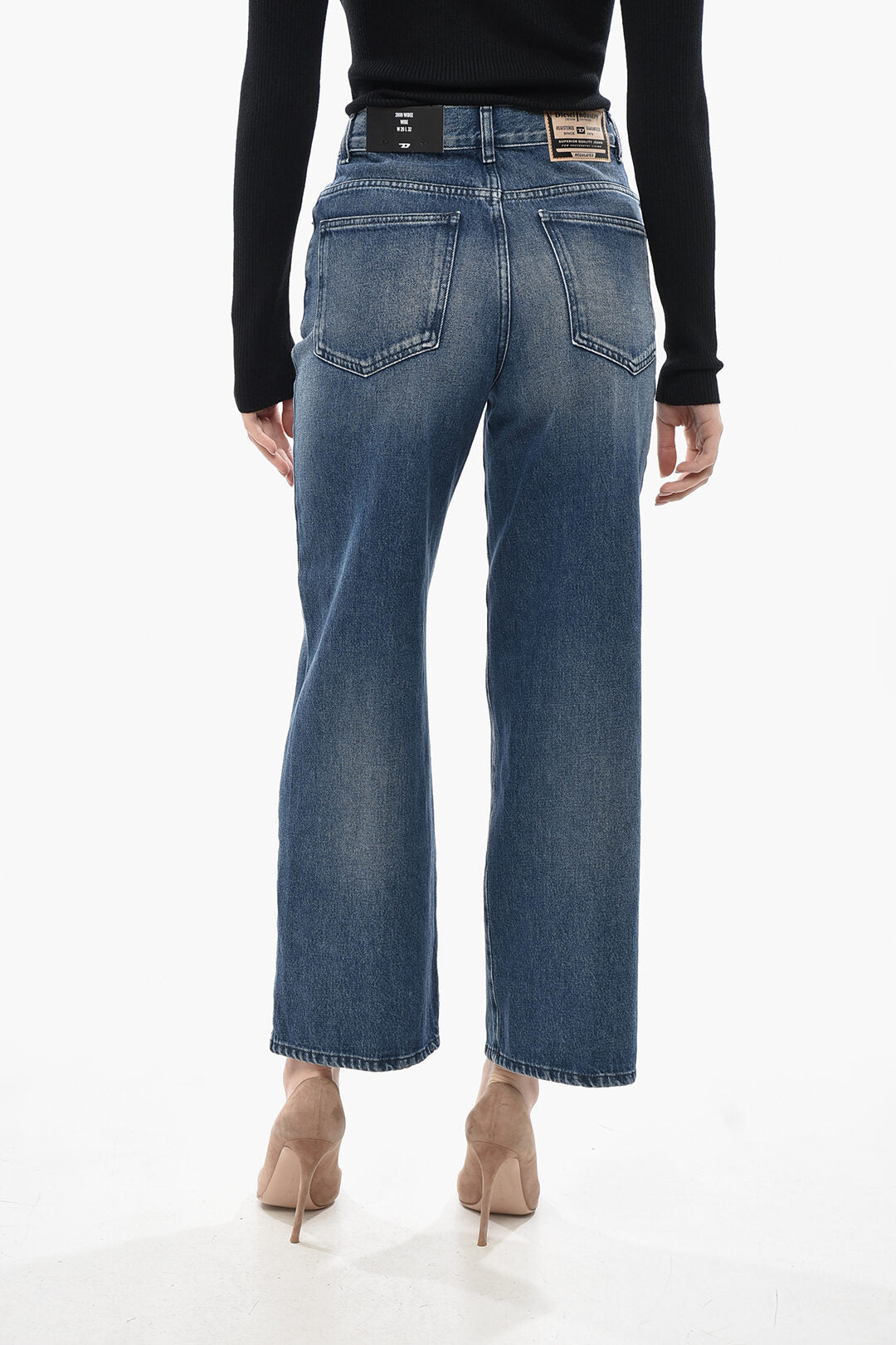 Diesel 0135~Wide-Leg Jeans 2000 WIDEE-R 24cm Leg Opening L.32, view 2