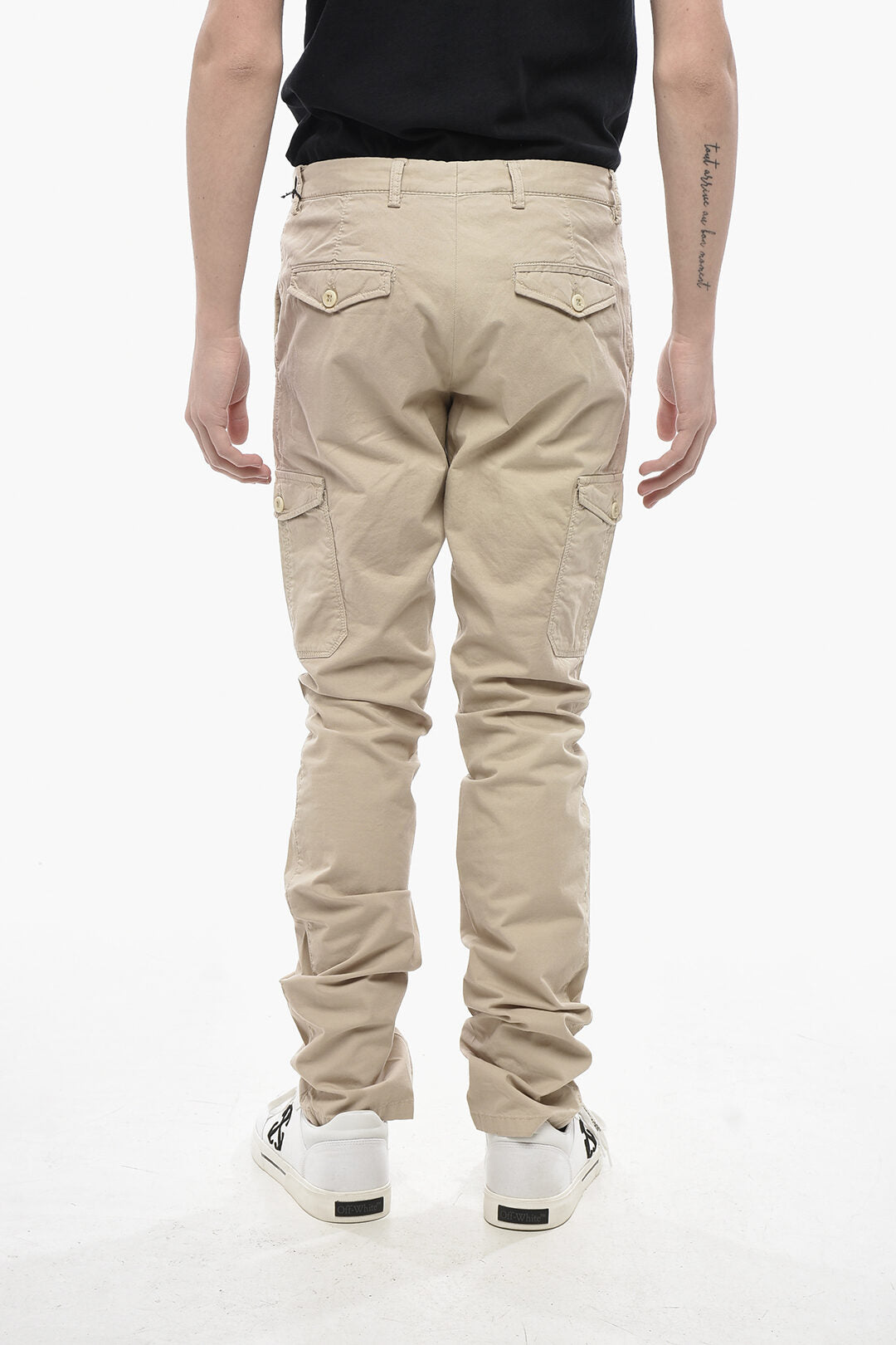 Corneliani 2500~Slim-Fit Cotton Cargo Trousers