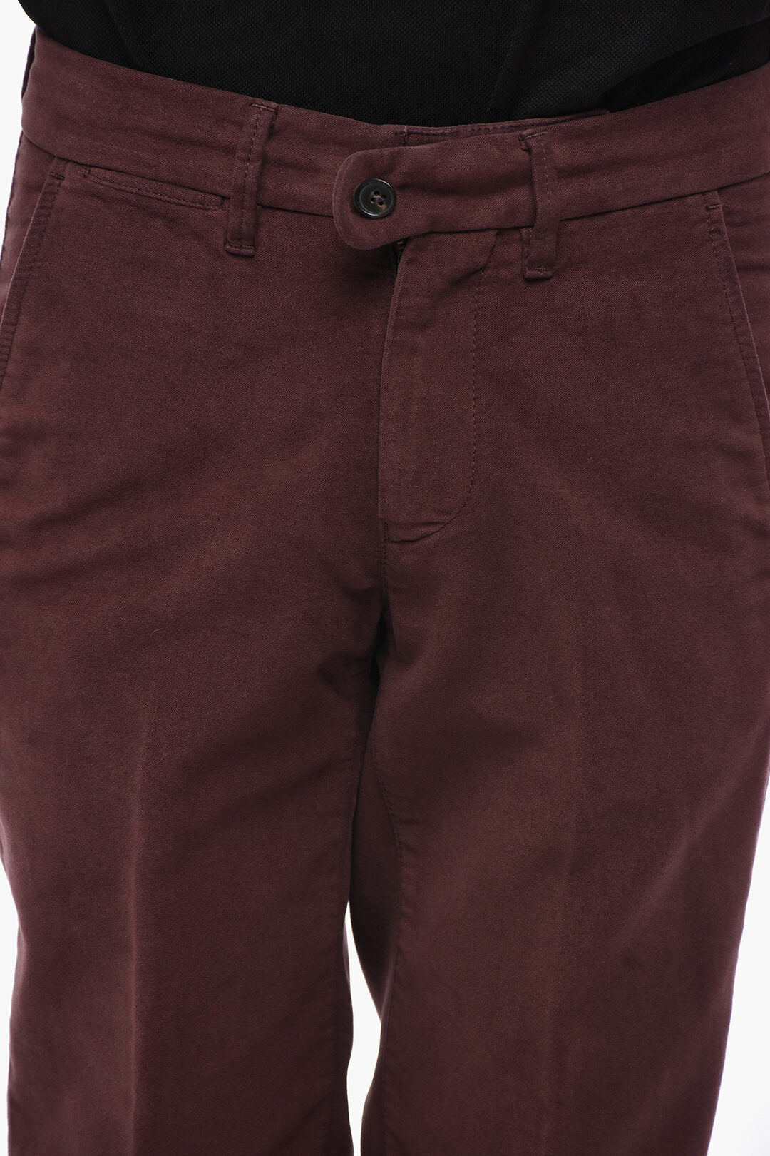 Corneliani 2900~Soft Cotton Slim Fit Trousers