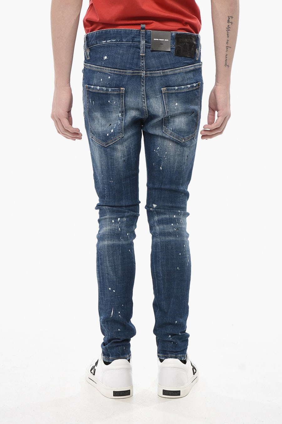 Dsquared2 2405~Stretch Denim Jeans SUPER TWINKY Vintage Effect 14cm, view 2