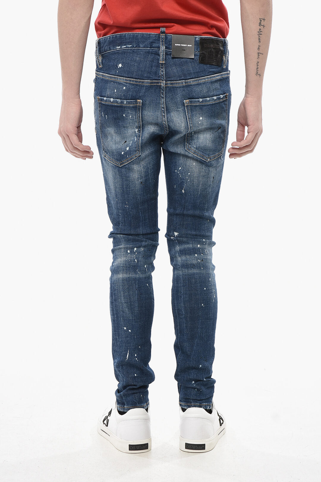 Dsquared2 2405~Stretch Denim Jeans SUPER TWINKY Vintage Effect 14cm, view 2