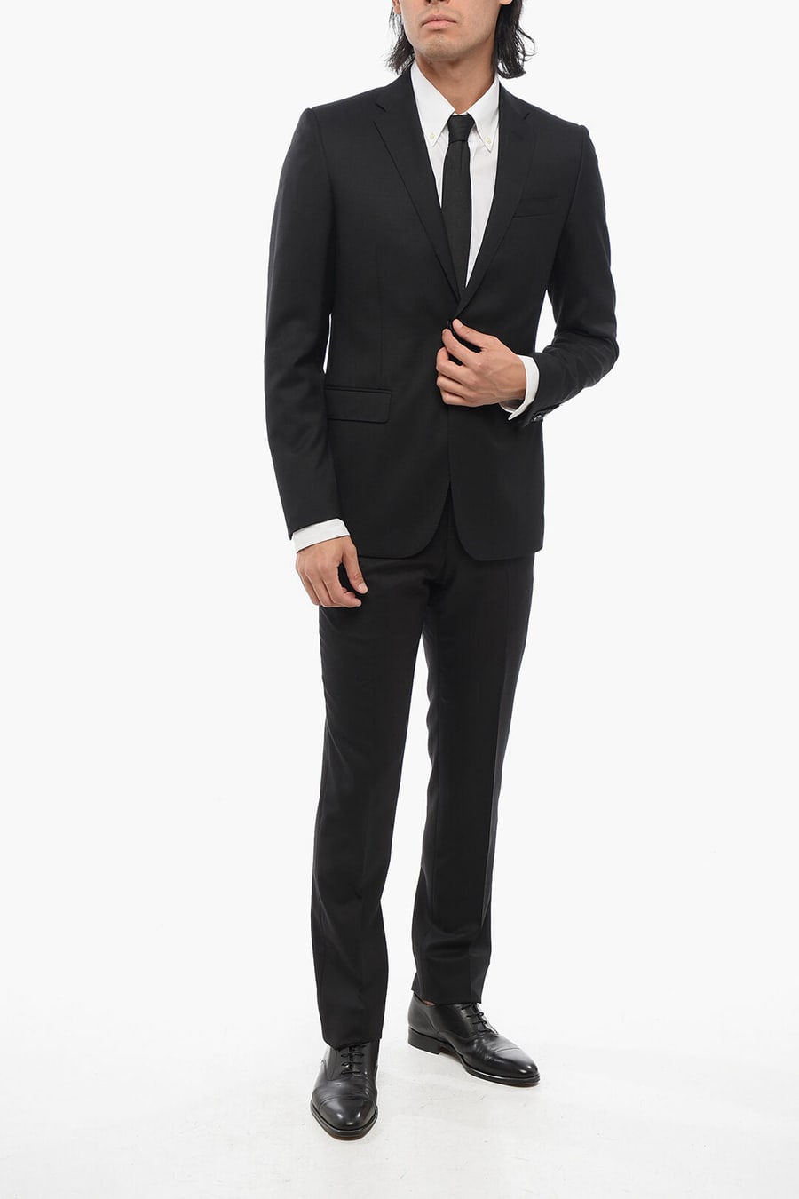 Corneliani 3500~TREND Extra-Fine Virgin Wool Two-Button Blazer, view 2