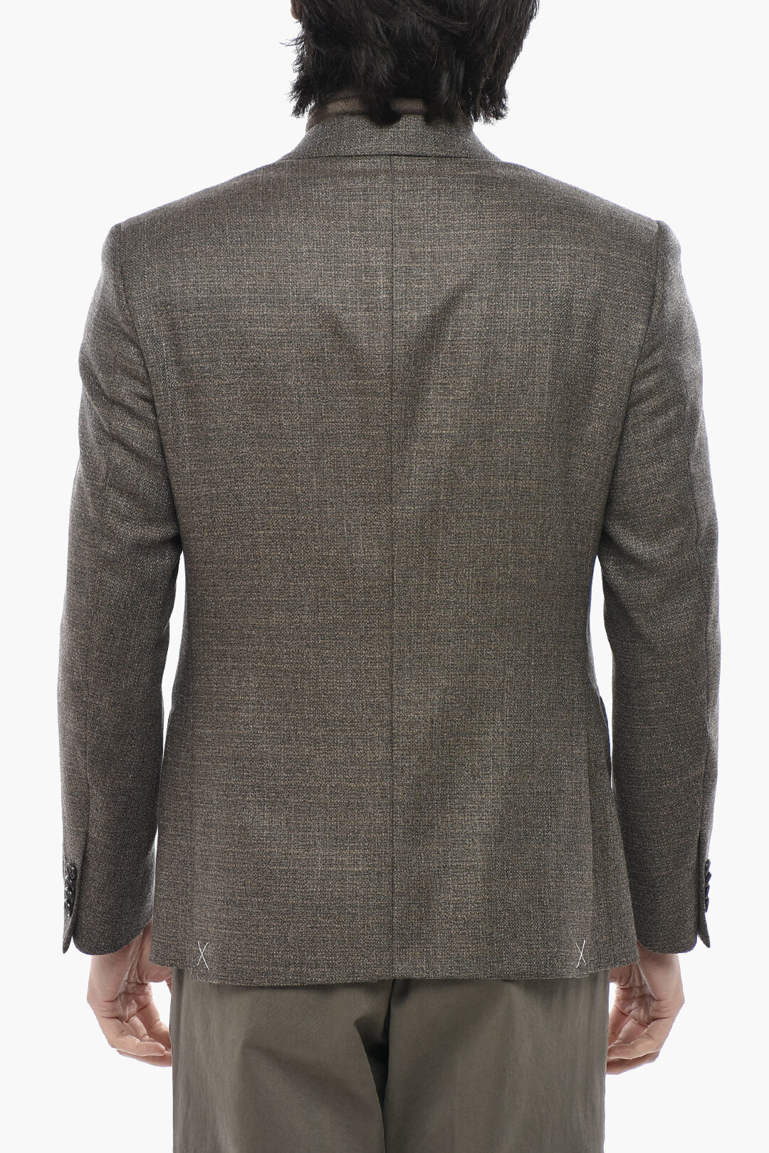 Corneliani 2470~CC COLLECTION 2-Button Virgin Wool Blazer with Double Vent, view 2
