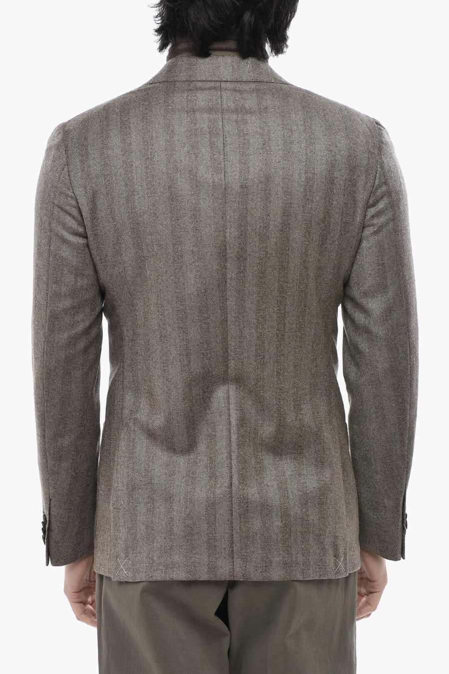 Corneliani 2470~CC COLLECTION Virgin Wool Herringbone Jacket, view 2