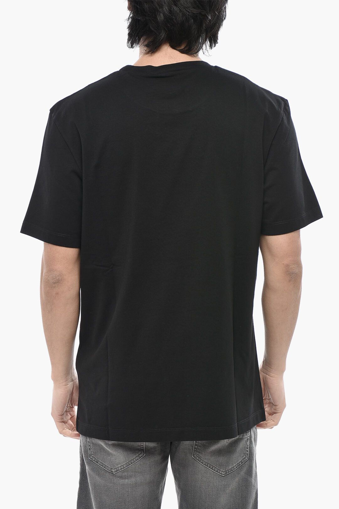 Dsquared2 3500~Cotton Regular-Fit T-Shirt With Front Logo, view 2