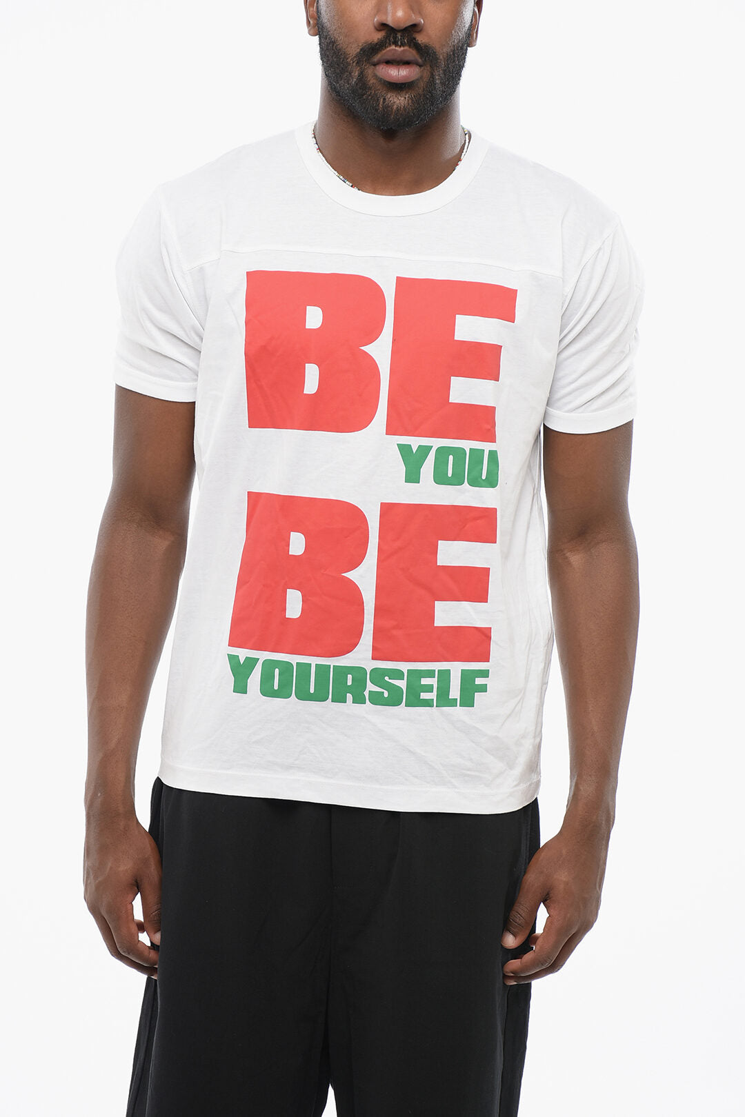 Dsquared2 2405~Crewneck T-Shirt BEYOU With Front Print