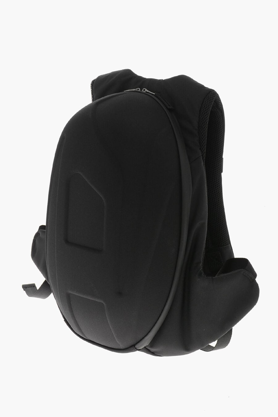 Diesel 3500~Solid-Color Backpack with Maxi Logo, view 3