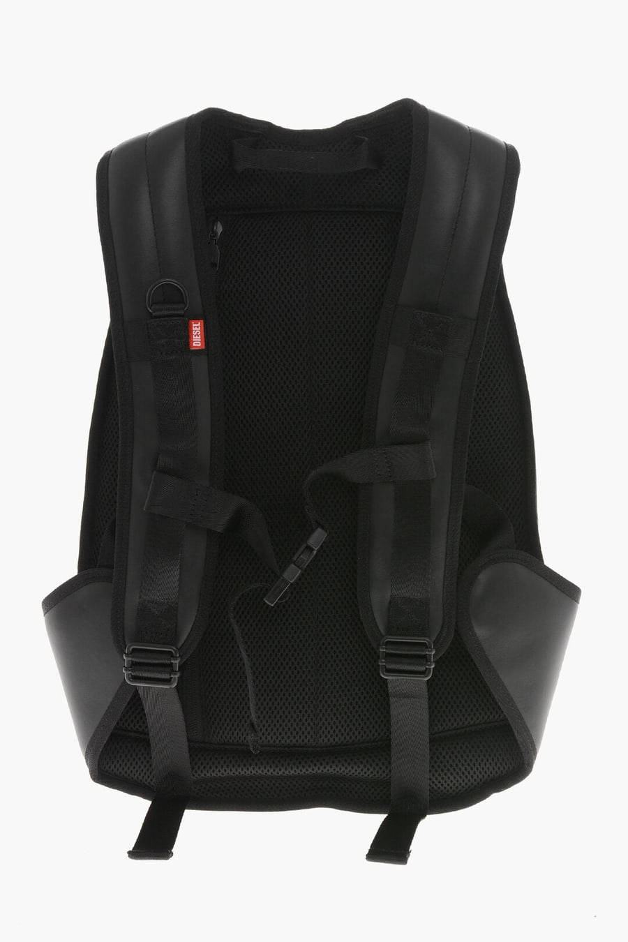 Diesel 0140~Solid-Color Backpack With Maxi Logo, view 2