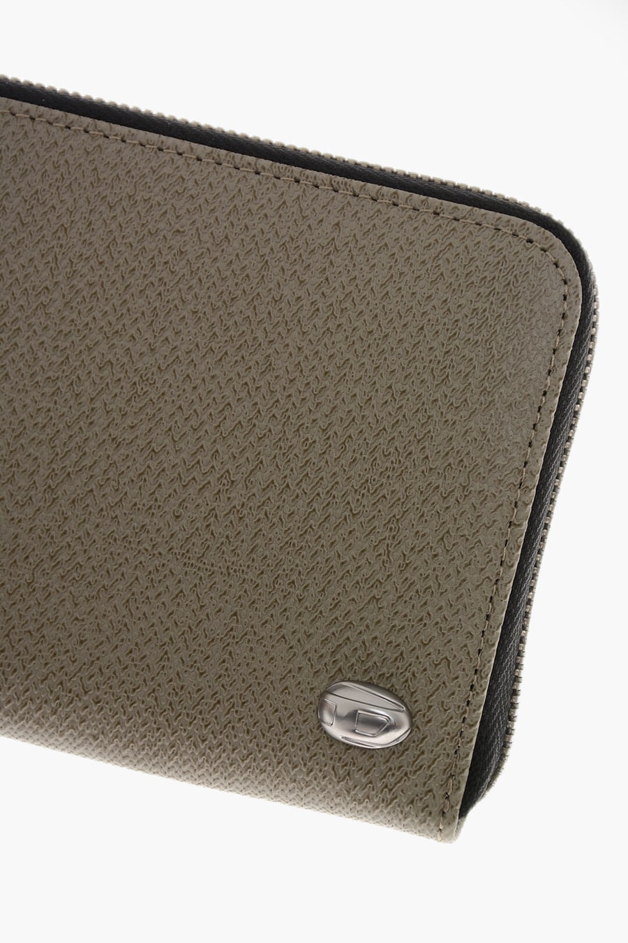 Diesel 0135~Leather Zip Wallet, view 4