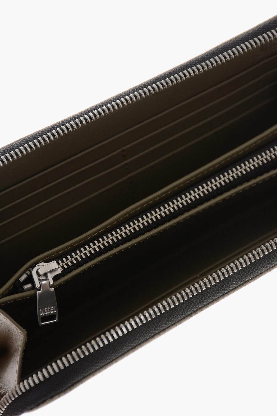 Diesel 0135~Leather Zip Wallet, view 5
