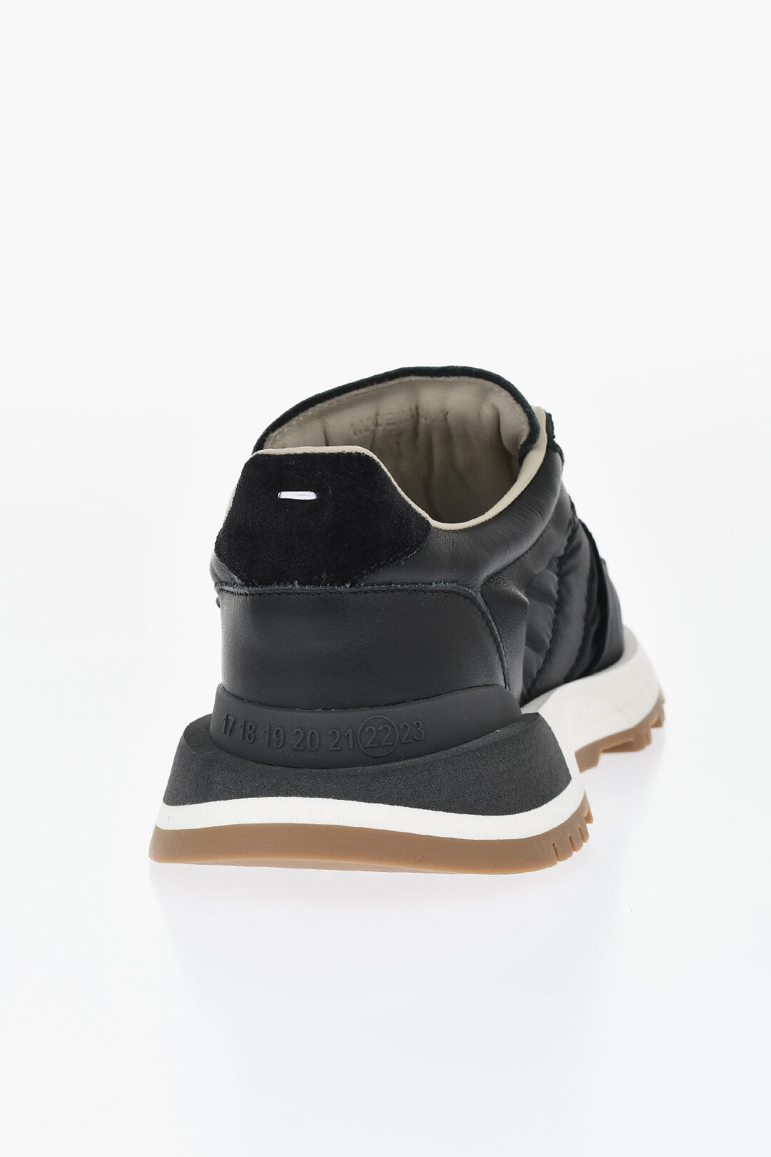 Maison Margiela 3500~M22 Lace-Up Nylon Sneakers With Raw-Edge Details, view 2
