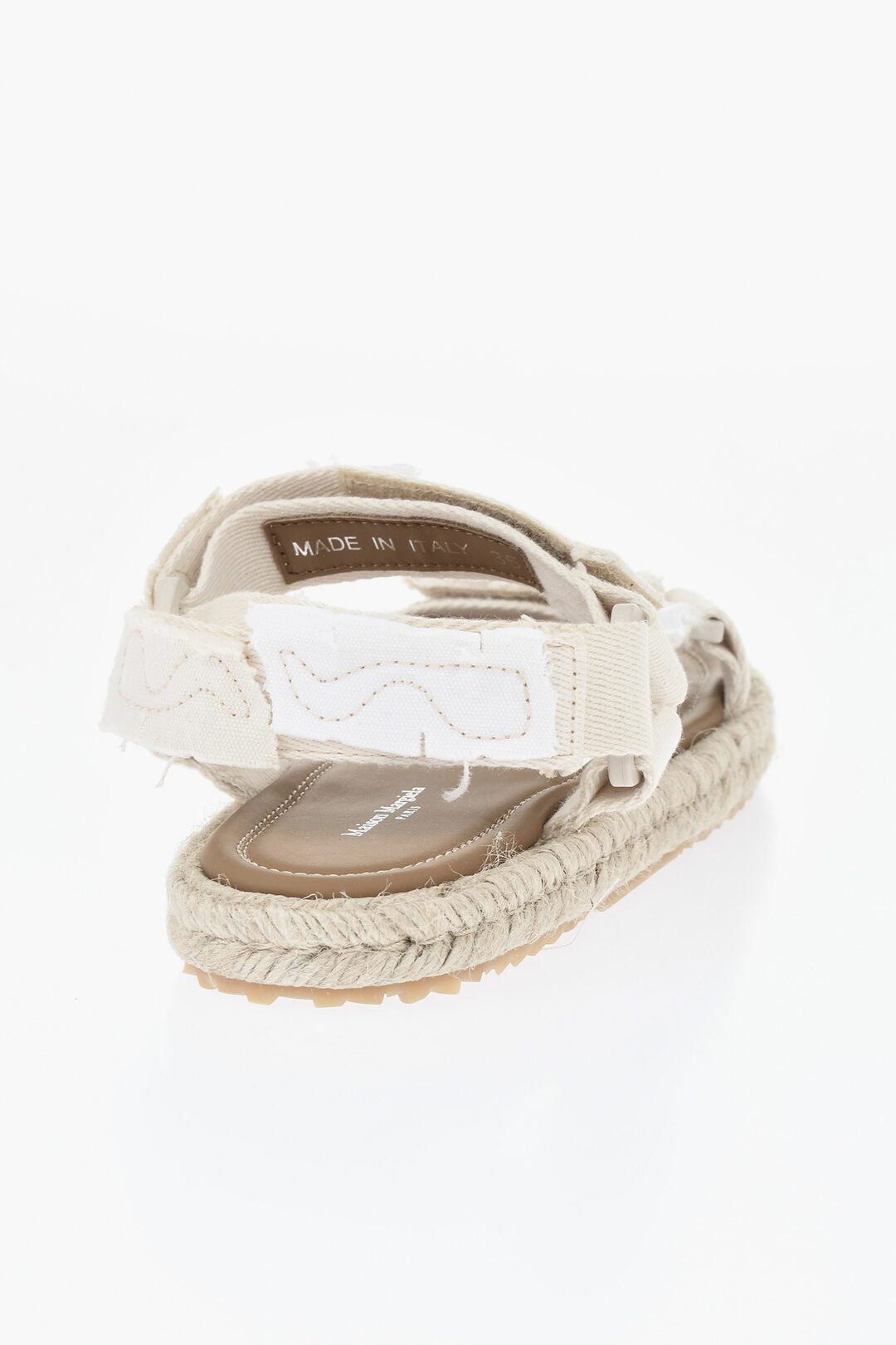 Maison Margiela 2500~MM22 Canvas Sandals with Rope Sole, view 2