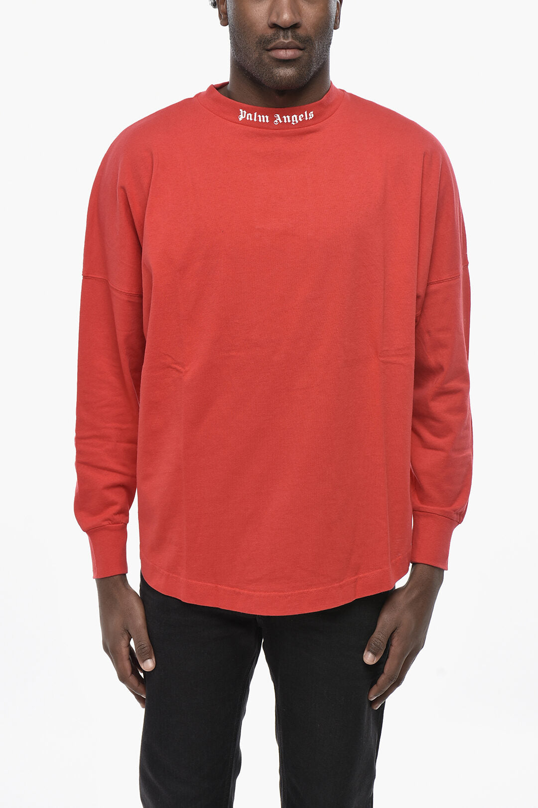 Palm Angels 2550~Cotton Long Sleeve T-Shirt CLASSIC LOGO