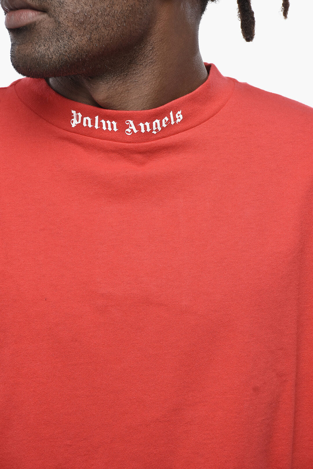 Palm Angels 2550~Cotton Long Sleeve T-Shirt CLASSIC LOGO, view 2