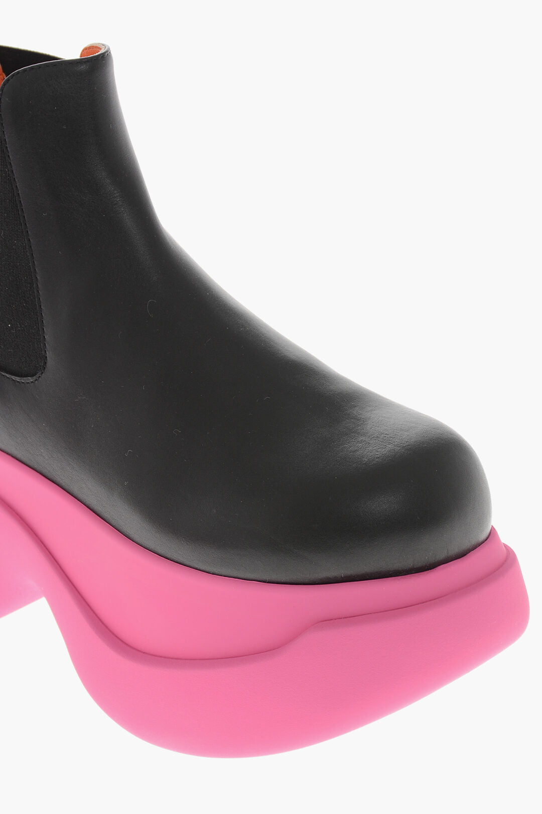 Marni 3500~Leather Chelsea Boots with 8cm Chunky Sole