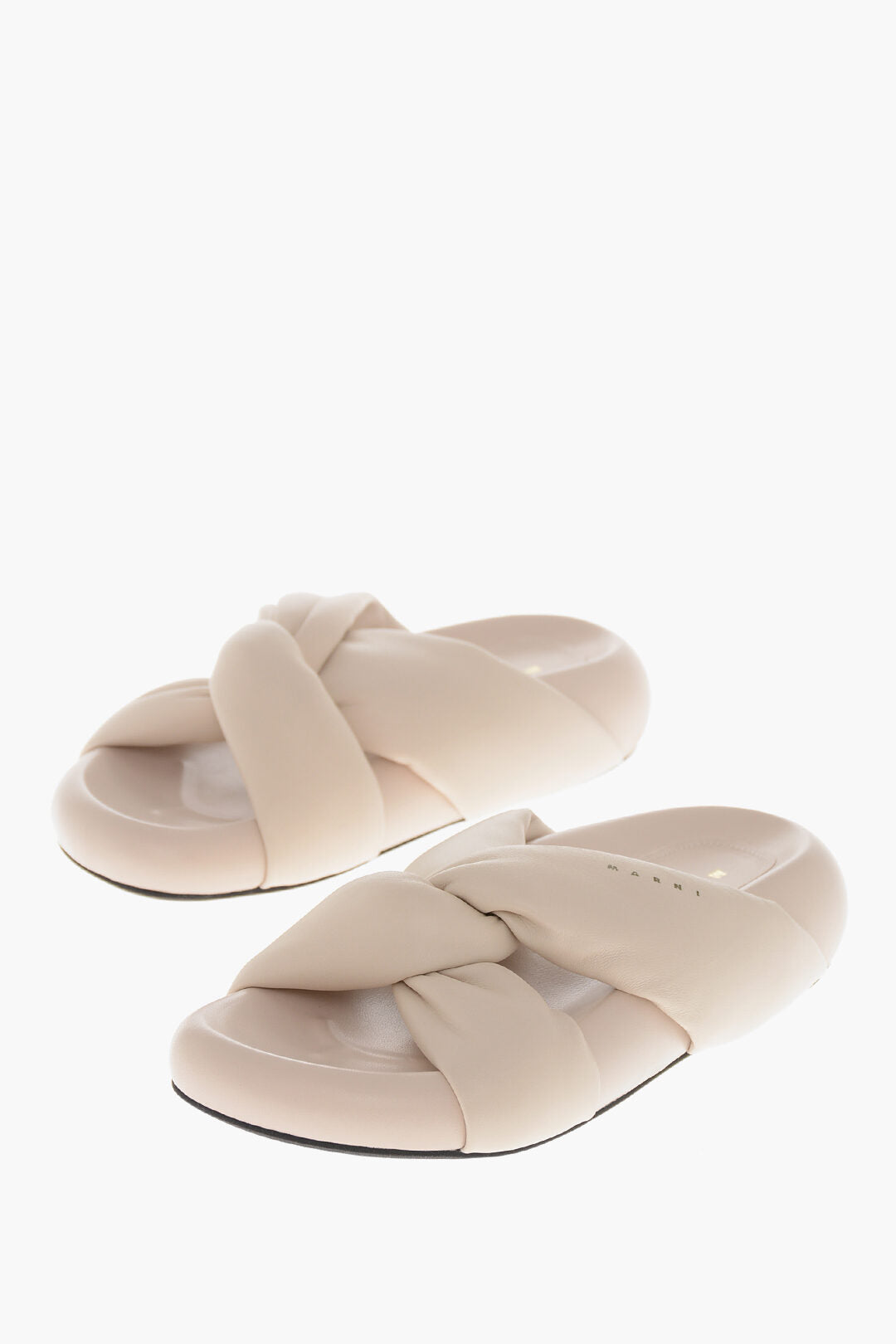 Marni 2500~Leather Sandals with Chunky Sole
