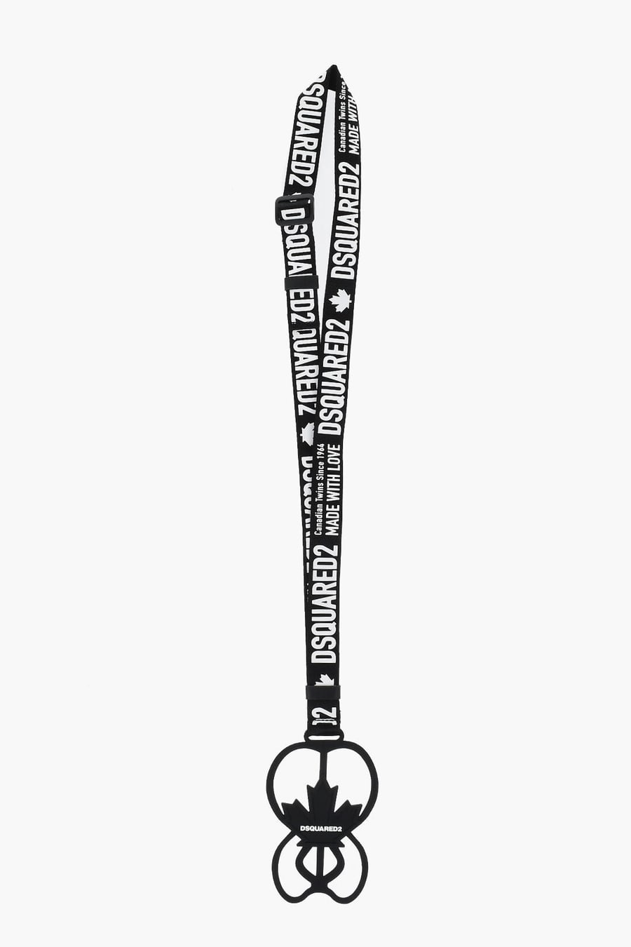 Dsquared2 2550~Silicone-Finish Adjustable Strap Compatible with iPhone 13/14