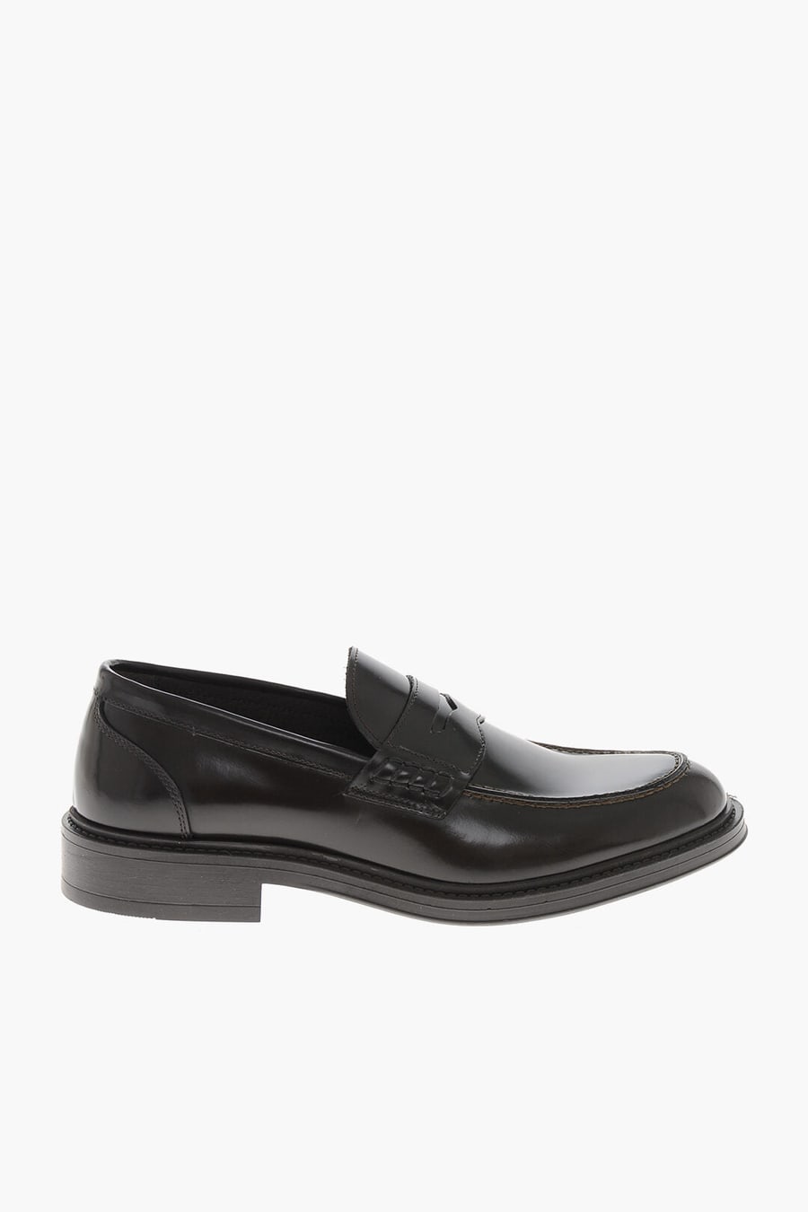 Testoni 2405~Brushed Leather Penny Loafers