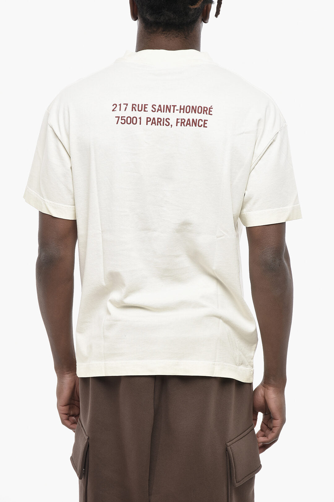 Palm Angels 0115~Cotton Crew Neck T-Shirt I LOVE PARIS, view 2
