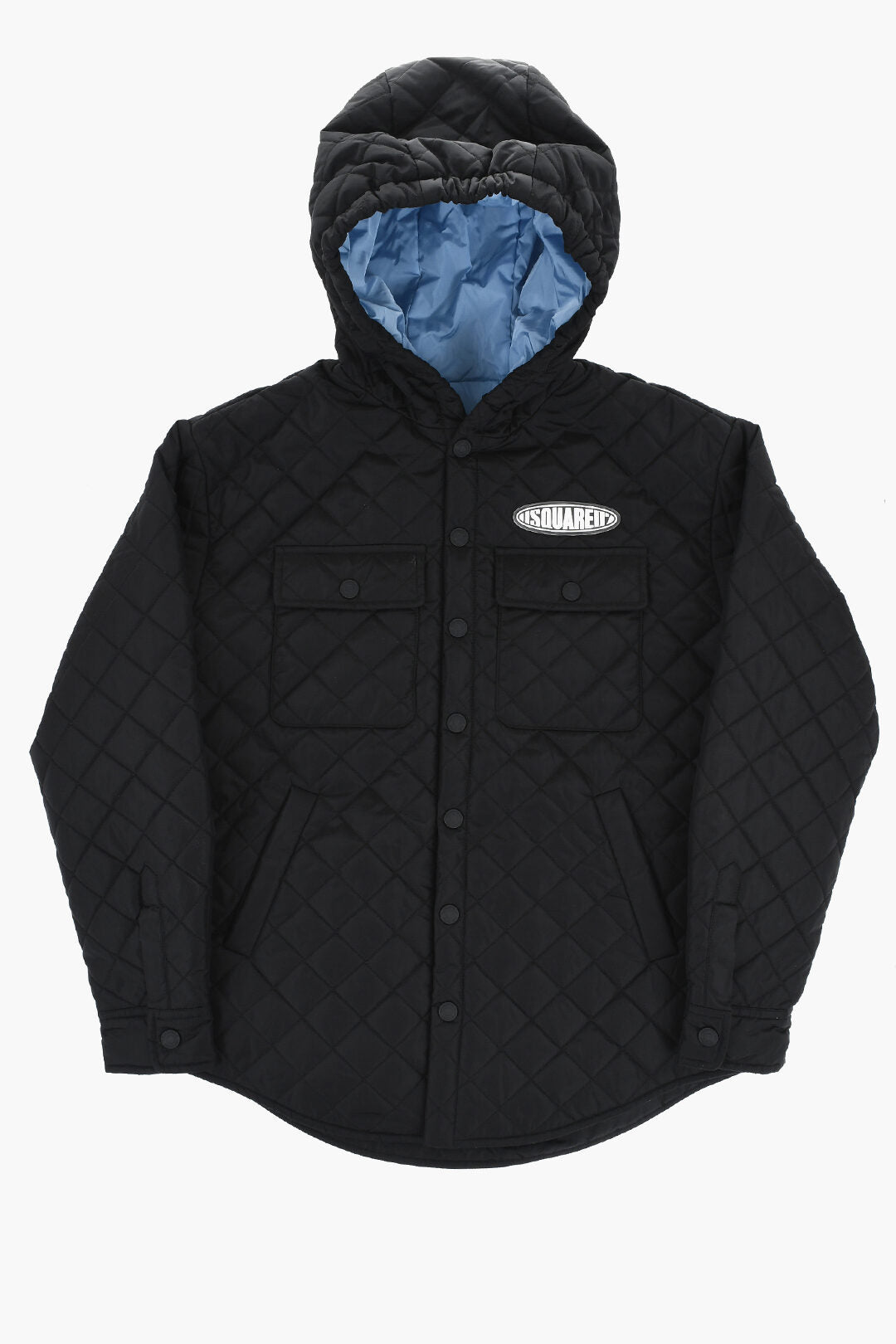 Dsquared2 Kids 3500~Quilted Utility Jacket with Hood
