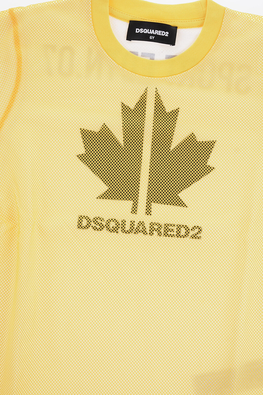 Dsquared2 Kids 3000~Crewneck T-Shirt SLOUCH FIT Perforated, view 2