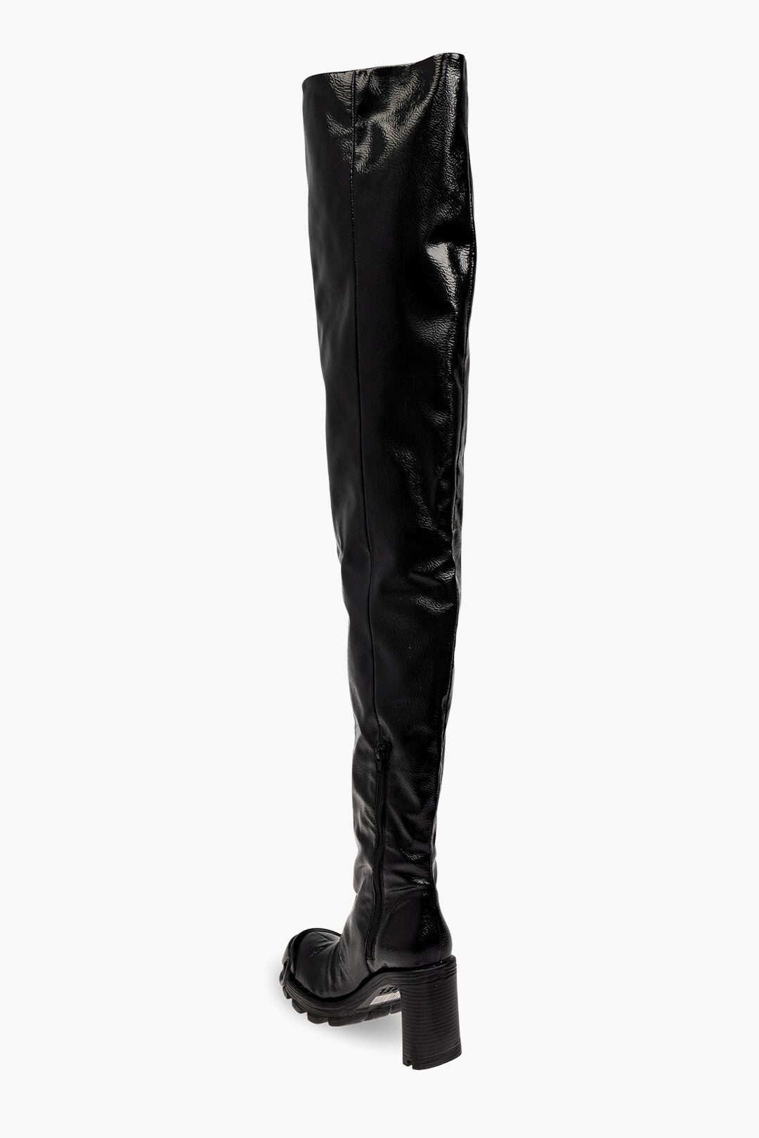 Diesel 0140~Maxi Boots D-HAMMER Vegan Leather With 10cm Embossed Monogram, view 2