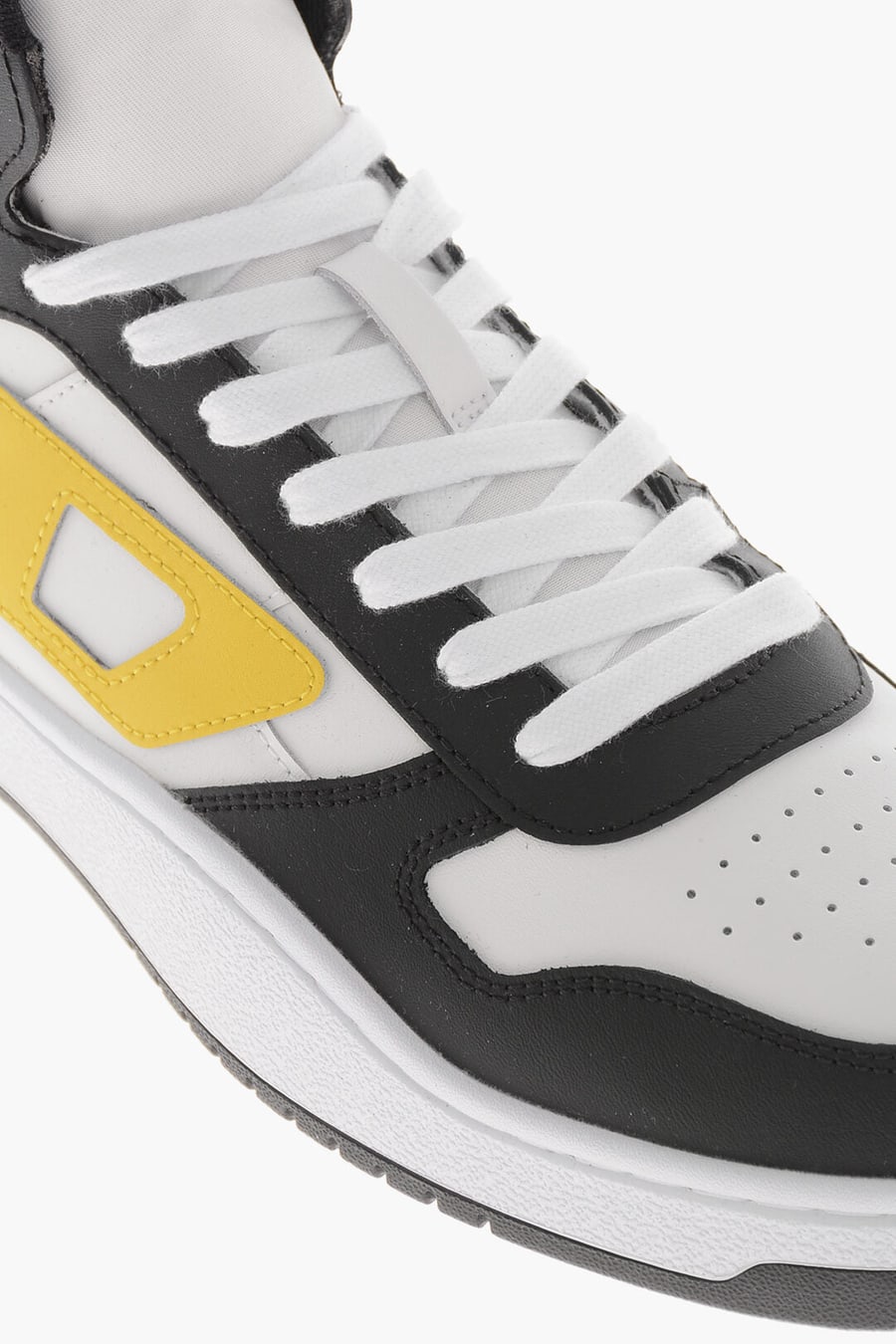 Diesel 0135~High-Top Sneakers S-UKIYO V2 Leather Two-Tone, view 4