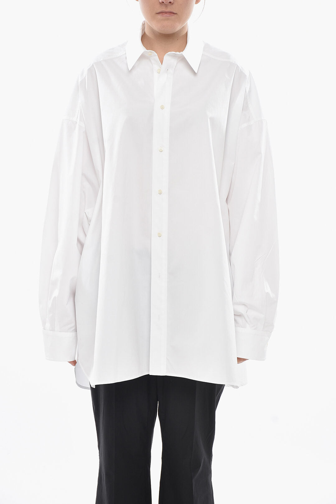 Wardrobe.nyc 2405~Oversize-Fit Lightweight Cotton Shirt