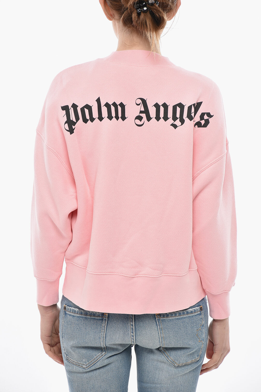 Palm Angels 0115~Crewneck Sweatshirt CLASSIC LOGO, Brushed Cotton, view 2
