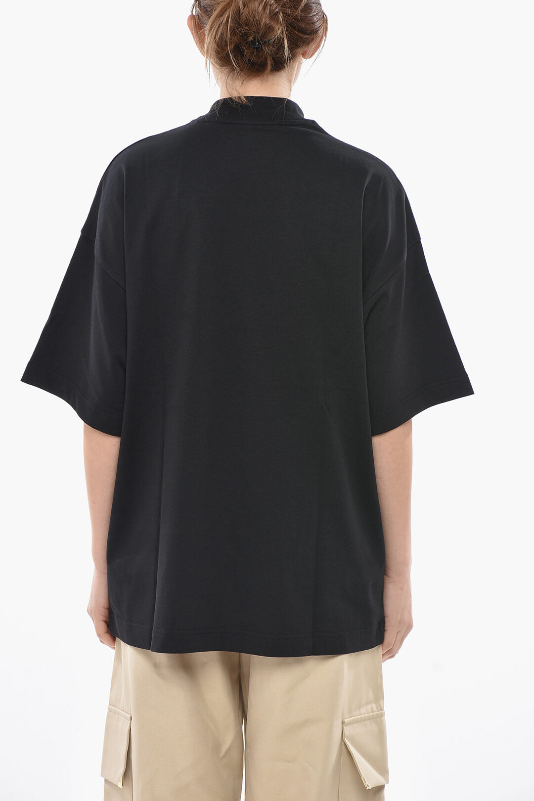 Palm Angels 3500~Crewneck Loose-Fit T-Shirt BEAR IN MIND Printed, view 2