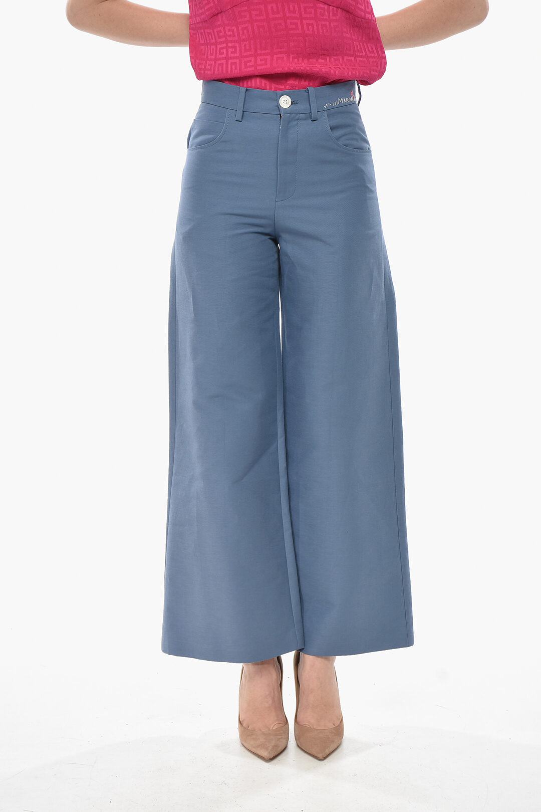 Marni 2750~Mom Fit 5-Pocket Cotton Trousers