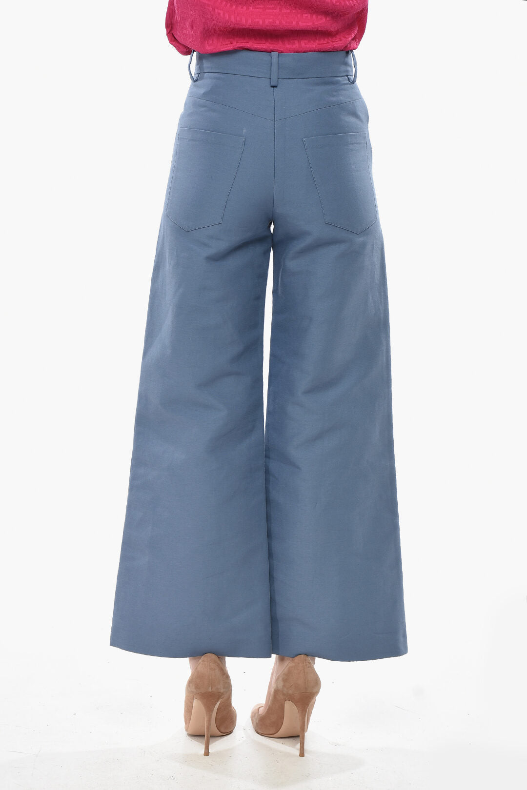 Marni 2750~Mom Fit 5-Pocket Cotton Trousers, view 2