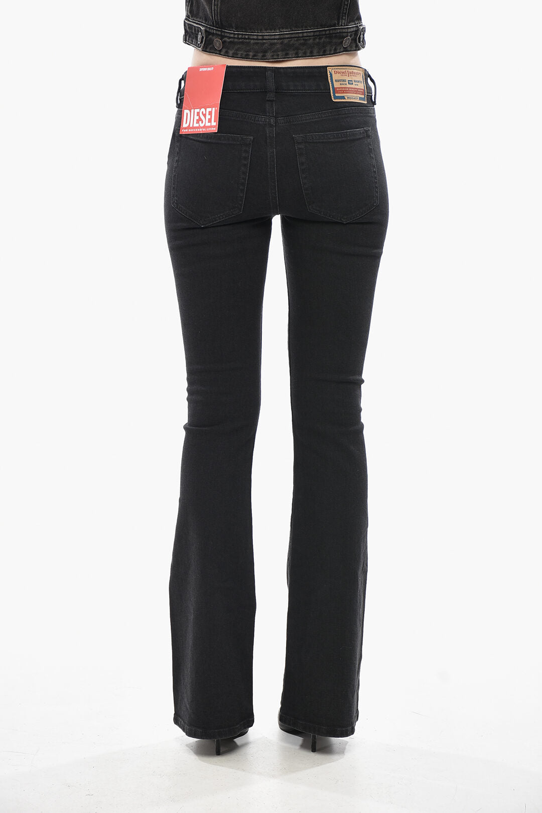 Diesel 3500~1969 Boot Cut High-Waist Jeans D-EBBEY 24cm L32, view 2